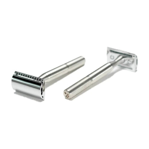 Greencult - Double Edge Safety Razor - Silver Basic | Free
