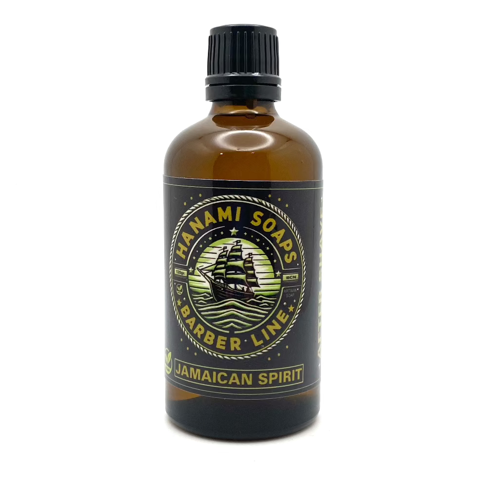 Hanami Soaps Jamacian Spirit Aftershave Splash 100ml