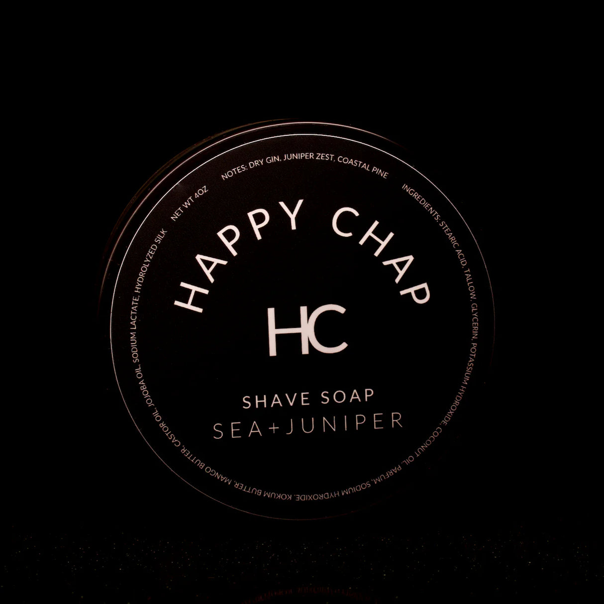 Happy Chap - Sea + Juniper - Shaving Soap - 4oz