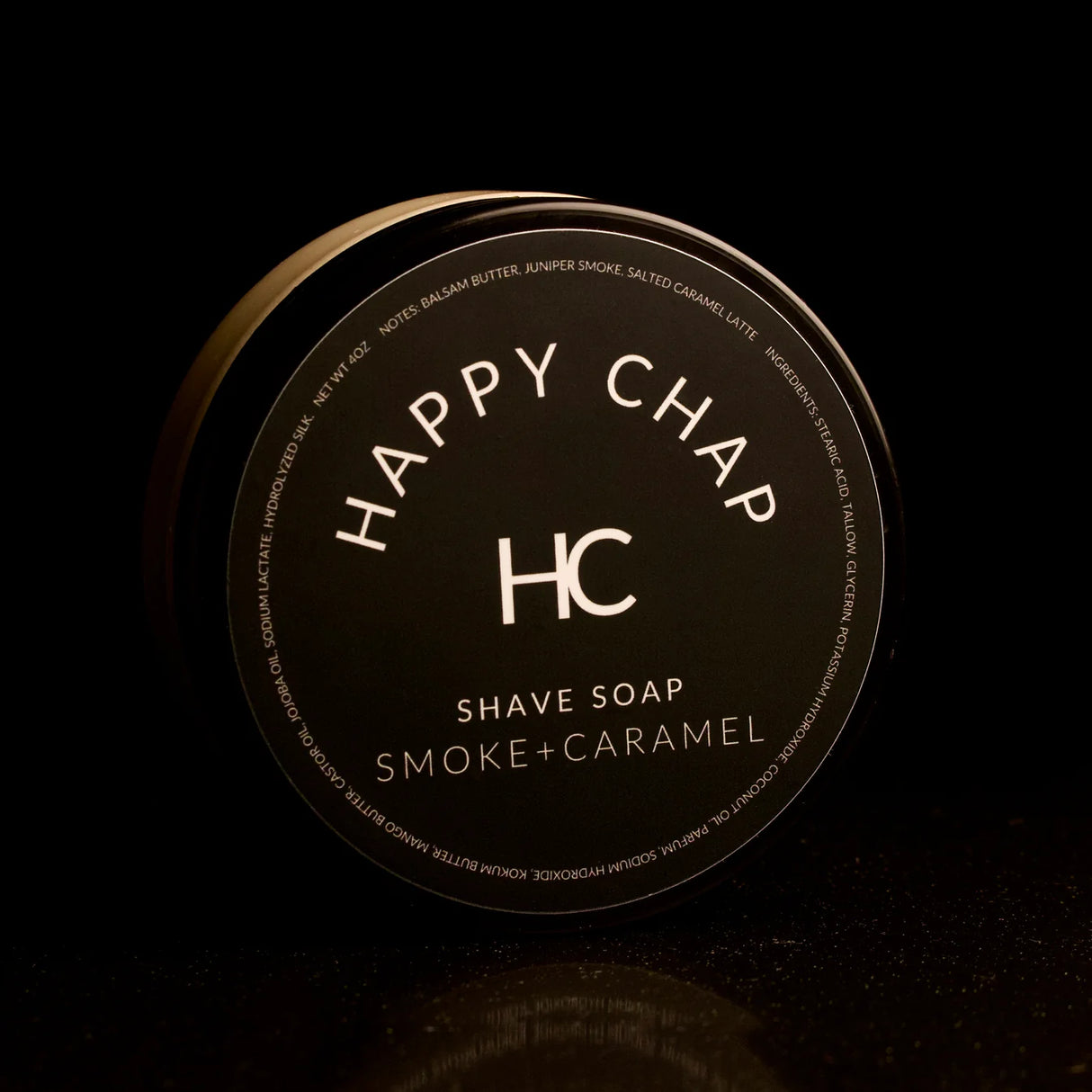 Happy Chap - Smoke + Caramel - Shaving Soap - 4oz