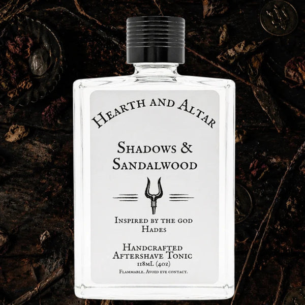 Hearth and Altar Shadows & Sandalwood Aftershave Tonic 4oz