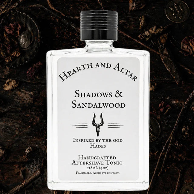 Hearth and Altar Shadows & Sandalwood Aftershave Tonic 4oz
