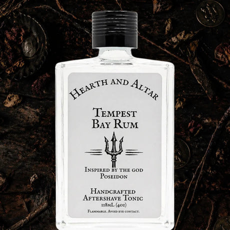Hearth and Altar Tempest Bay Rum Aftershave Tonic 4oz