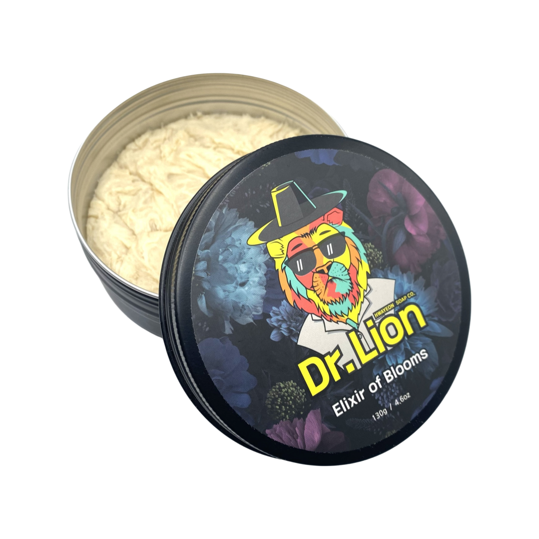 Hwayeon Soap Co. - Dr.Lion Elixir of Blooms - Shave Soap