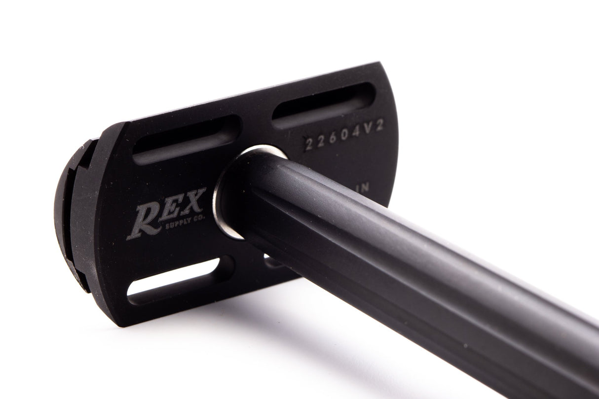 Rex Supply Co. Page Three Piece Aluminum Double Edge Safety Razor