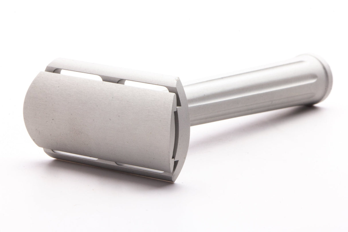 Rex Supply Co. Page Three Piece Aluminum Double Edge Safety Razor