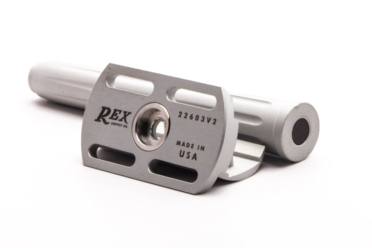 Rex Supply Co. Page Three Piece Aluminum Double Edge Safety Razor