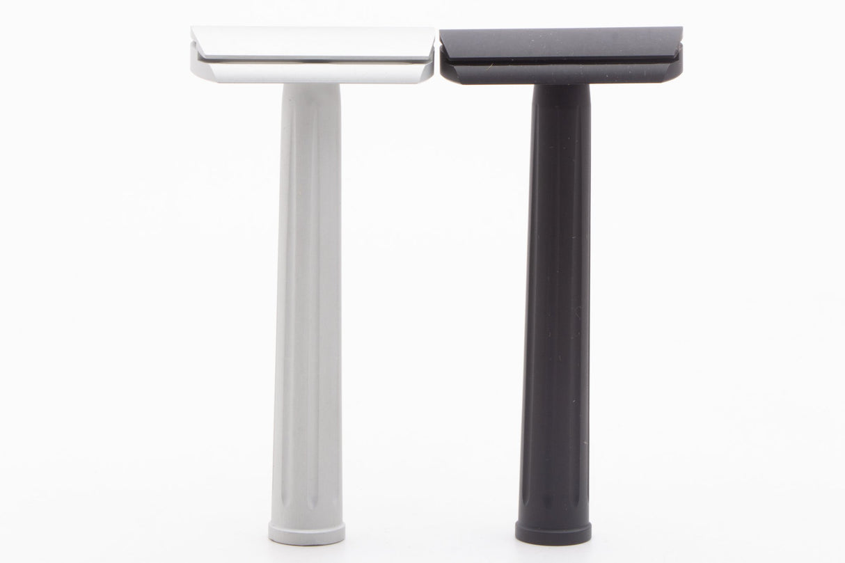 Rex Supply Co. Page Three Piece Aluminum Double Edge Safety Razor
