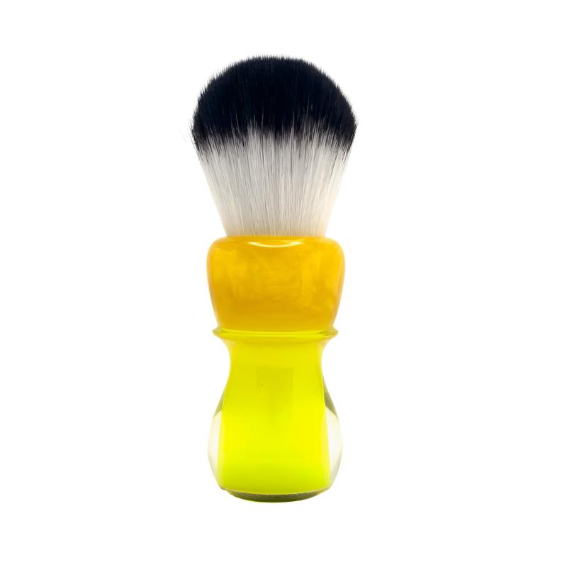 Pre-Owned - Wild West Brush Works - Custom Yellow Synthetic Shave Brush 26mm