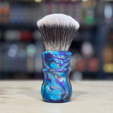 Never Alone 5 - #13 - 26mm AK7 Fan Knot - Resin Handle Shaving Brush