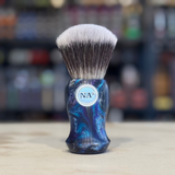 Never Alone 5 - #19 - 26mm Synthetic AK7 Fan Knot - Resin Handle Shaving Brush