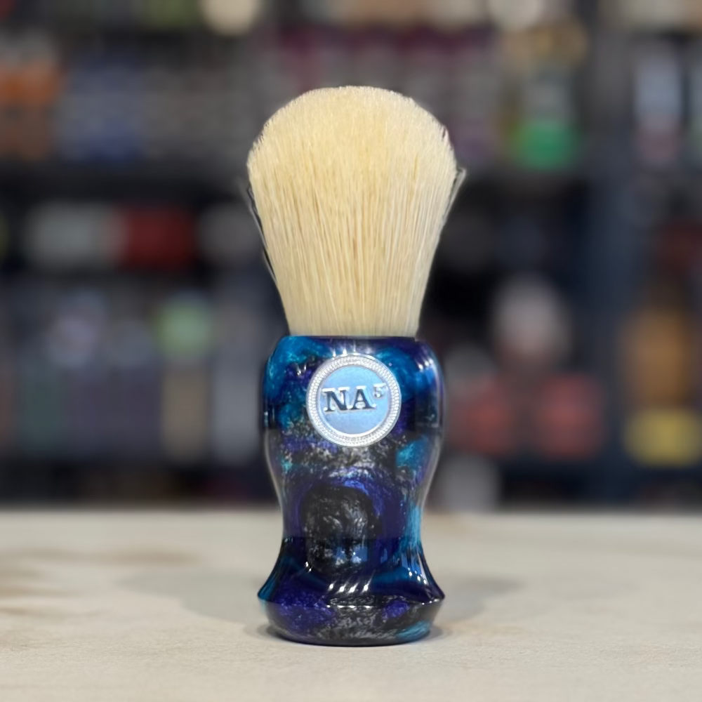 Never Alone 5 - #37 - 26mm Boar Knot - Resin Handle Shaving Brush