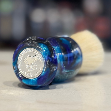 Never Alone 5 - #37 - 26mm Boar Knot - Resin Handle Shaving Brush