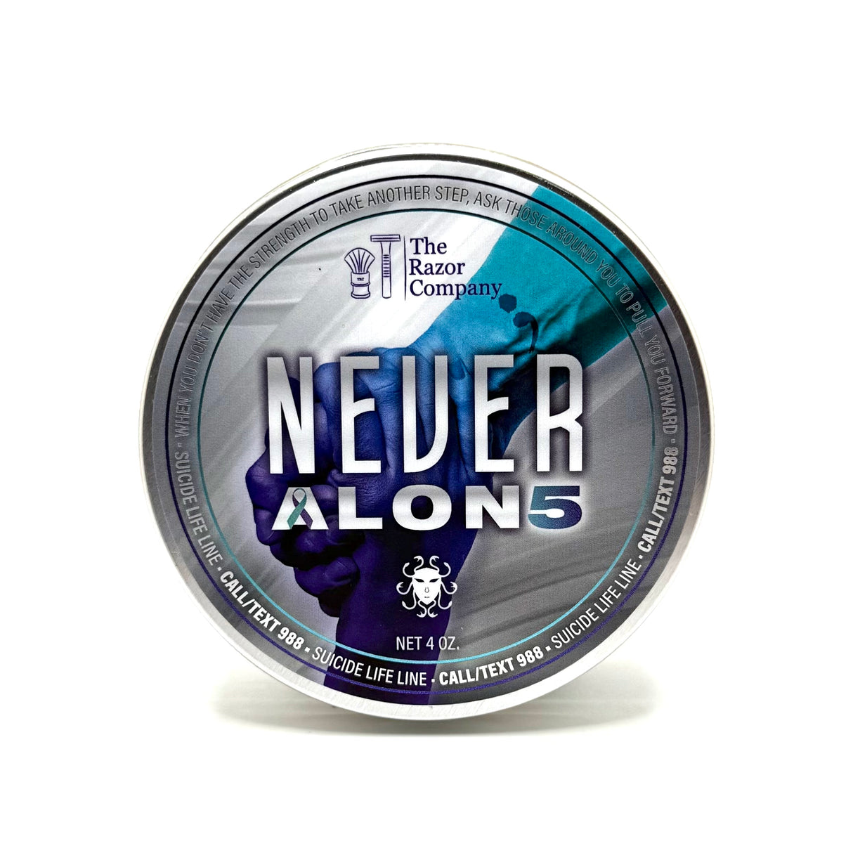 Never Alone 5 - Shaving Soap 4oz Ultima 2 Base
