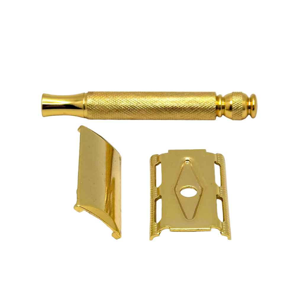 Replica Razors Replitech 1965 Tech Double Edge Safety Razor Gold
