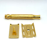 Replica Razors Replitech 1965 Tech Double Edge Safety Razor Gold