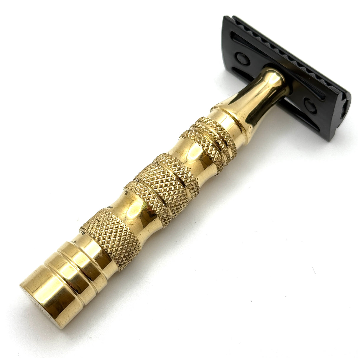 RG Shave Designs Polished Brass Double Edge Safety Razor