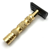 RG Shave Designs Polished Brass Double Edge Safety Razor