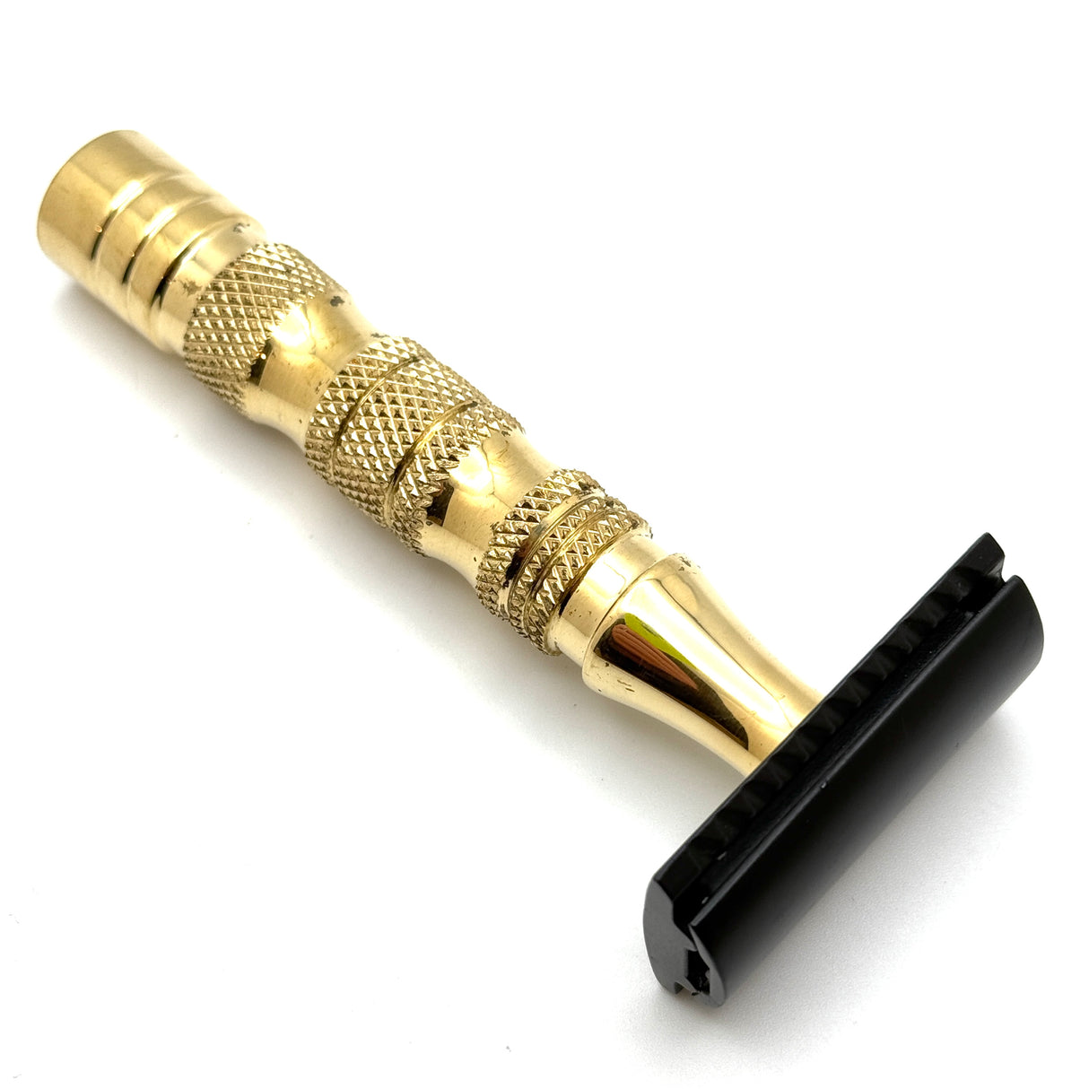 RG Shave Designs Polished Brass Double Edge Safety Razor
