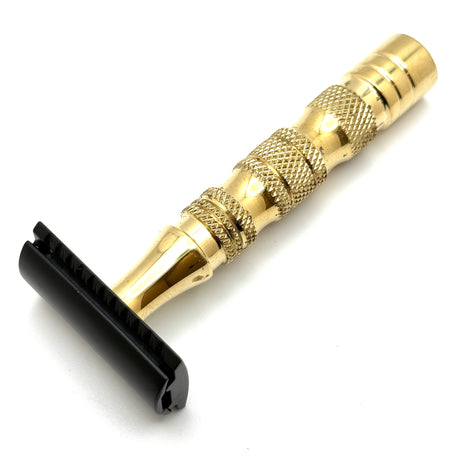 RG Shave Designs Polished Brass Double Edge Safety Razor