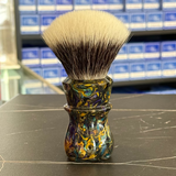 Never Alone 6  #9 26mm G5 Knot Resin Handle Shaving Brush