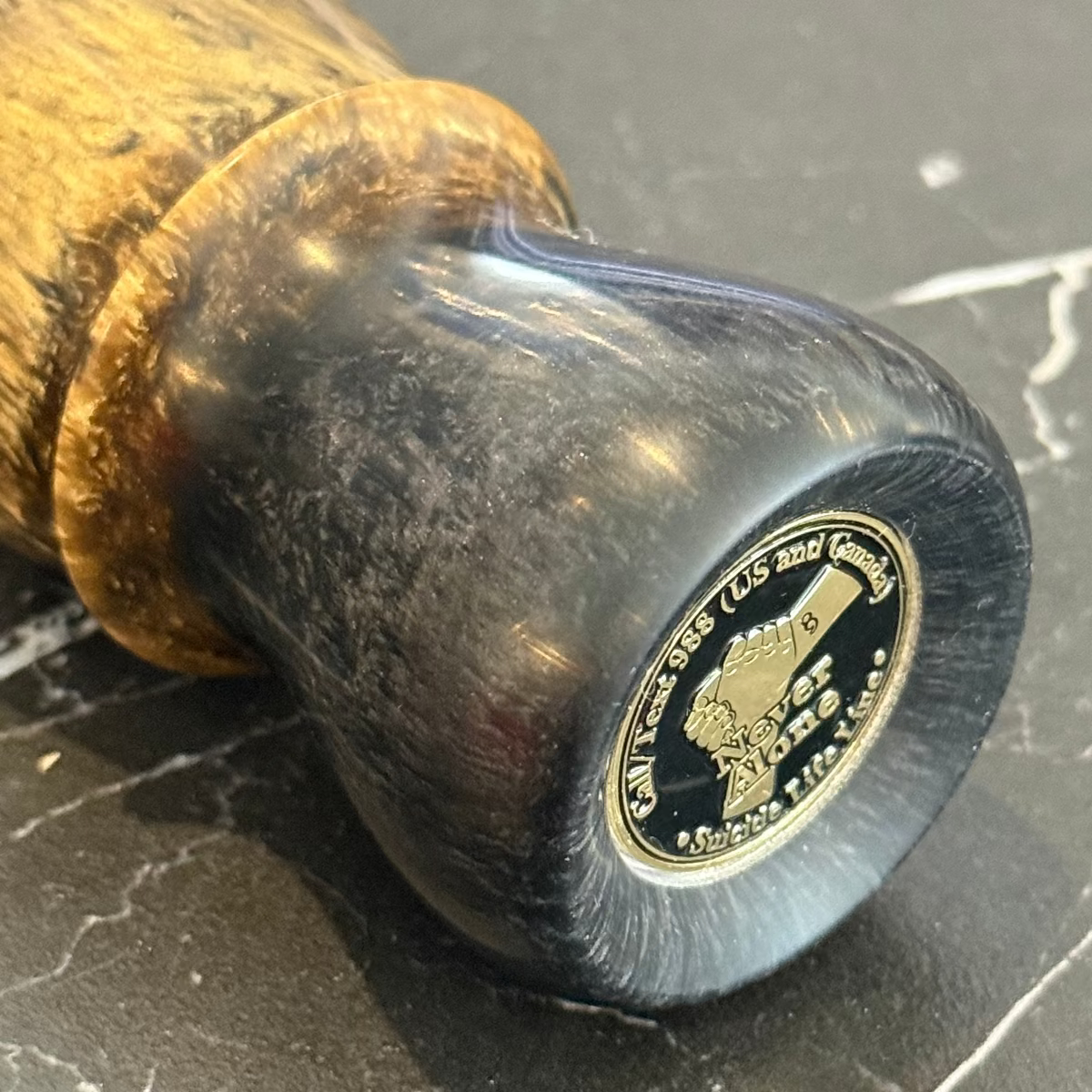 Never Alone 6 #36 26mm Badger Doughknot Knot Resin Handle Shaving Brush