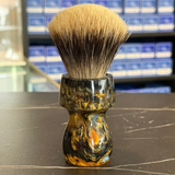 Never Alone 6 #24 26mm Badger Doughknot Knot Resin Handle Shaving Brush
