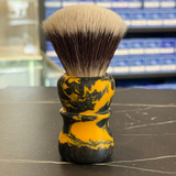 Never Alone 6 #10 26mm AK7 Synthetic Fan Knot Resin Handle Shaving Brush