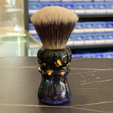 Never Alone 6 #44 26mm AK7 Synthetic Fan Knot Resin Handle Shaving Brush