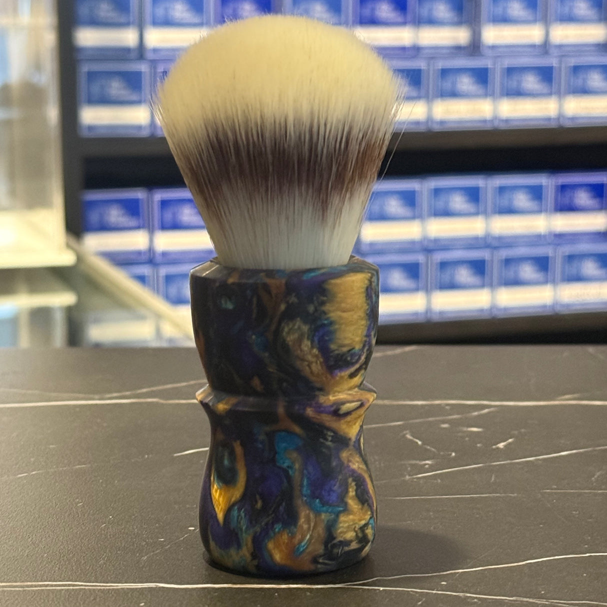 Never Alone 6 #6 26mm Regal Knot Resin Handle Shaving Brush