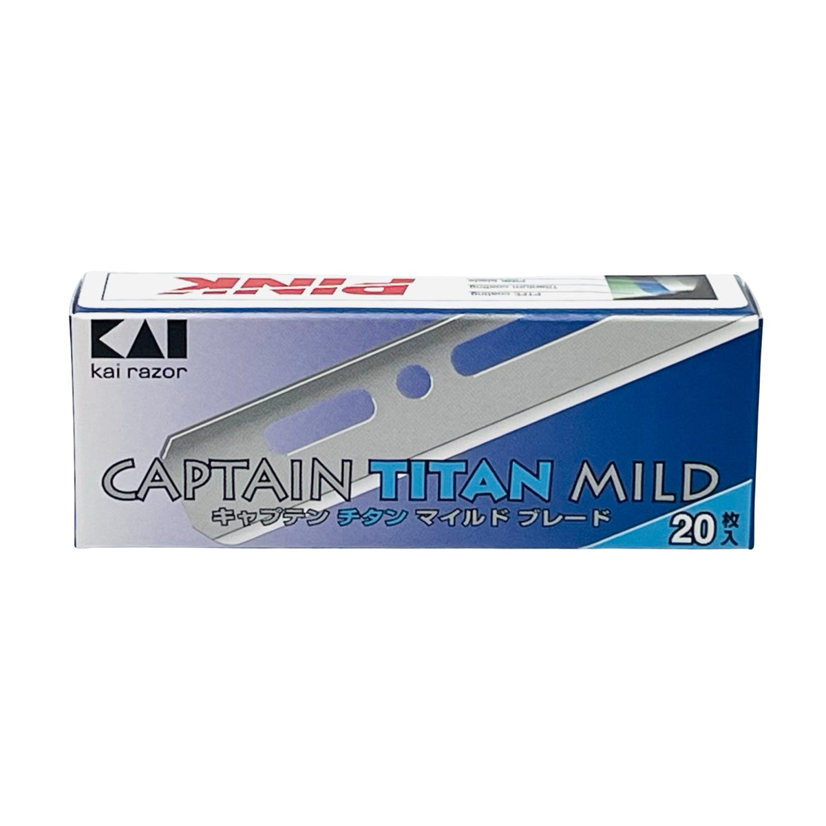 Cink Razo Kai - Captain Titan Mild Pink Razor Blades – The Razor Company