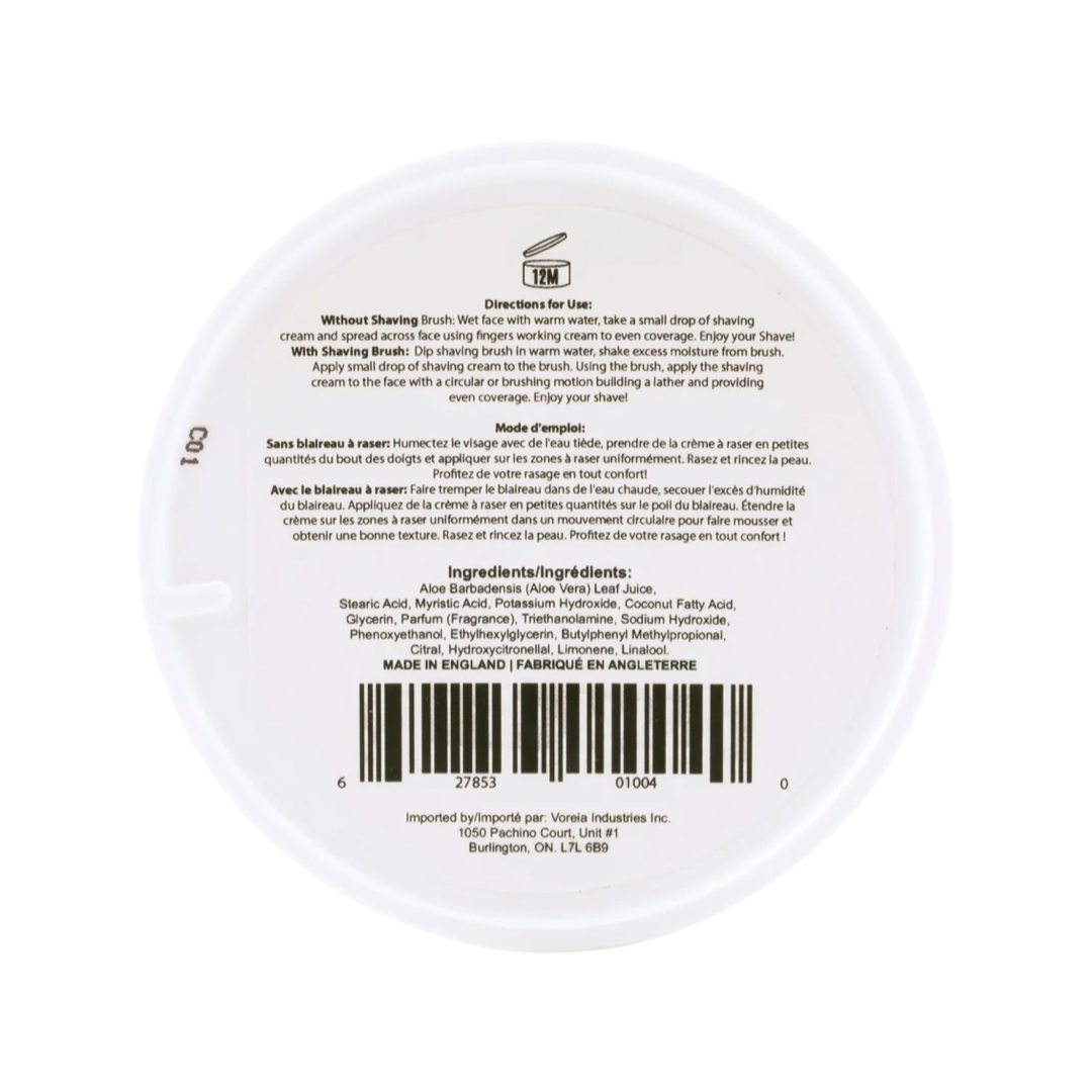 Knightsbridge - Aloe Water Shaving Cream 170g
