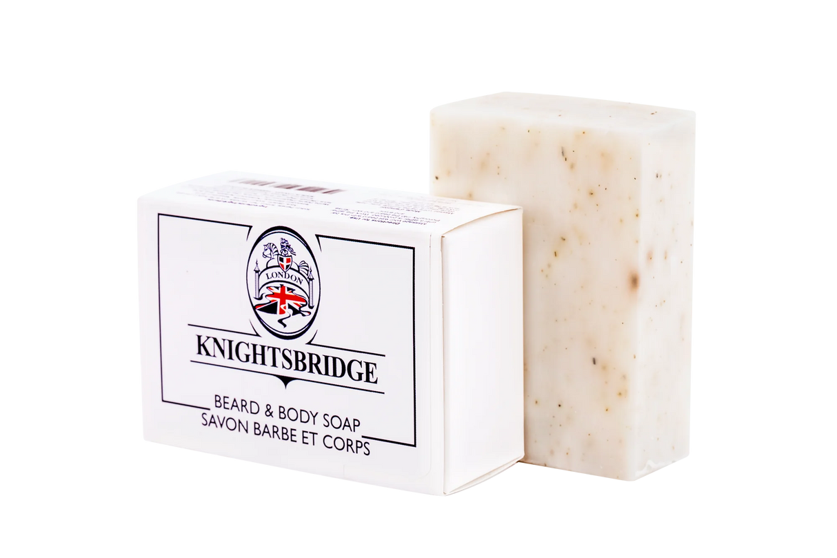 Knightsbridge - Rought Cut Beard & Body Soap - Refreshing Mint - 200g