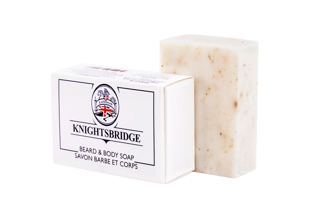 Knightsbridge - Rought Cut Beard & Body Soap - Refreshing Mint - 200g