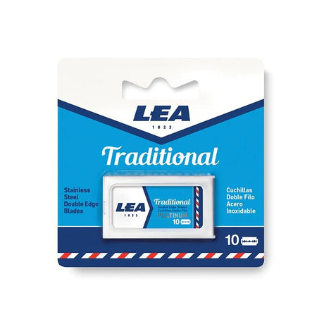 LEA - Stainless Steel Double Edge Razor Blades - Pack of 10 Blades