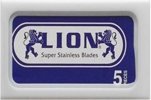 Lion - Super Stainless Double Edge Razor Blades - Pack of 5 Blades