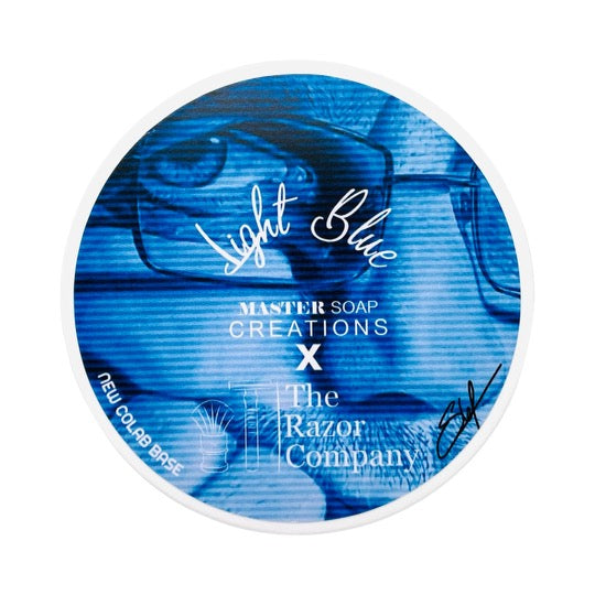 Master Soap Creations - Light Blue - Shaving Soap - New Colab Base