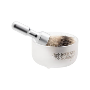 Merkur - Crystal Glass Soap Dish - Sandblasted Satin Finish