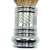 Merkur - Silvertip Badger Bright Chrome - Shaving Brush
