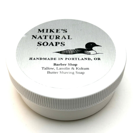 Mikes Natural Soap Barber Shop Shaving Soap 5oz