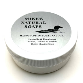 Mikes Natural Soap Lavandin & Eucalyptus Shaving Soap 5oz
