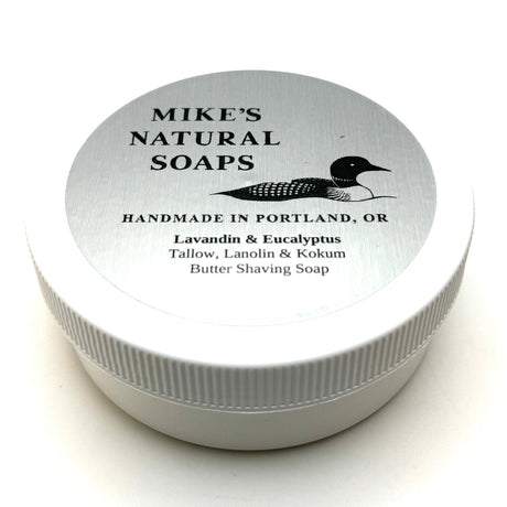 Mikes Natural Soap Lavandin & Eucalyptus Shaving Soap 5oz