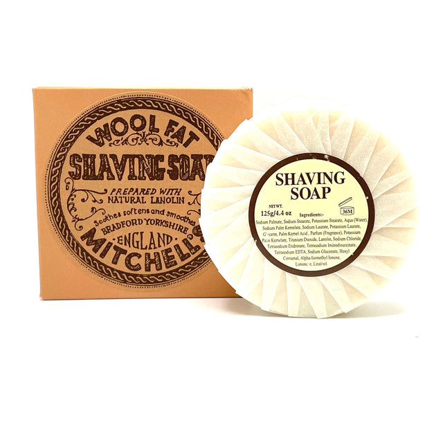 Mitchell's Wool Fat Shave Soap Refill 125g Free Shipping The