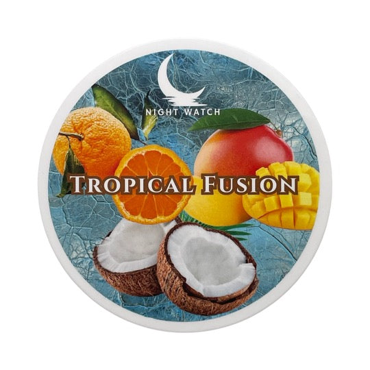 Night Watch Soap Co. - Tropical Fusion - Mentholated - Artisan Shave Soap - 4oz