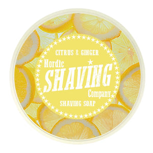 Nordic Shaving Company - Citrus & Ginger - Premium Shaving Soap - 5oz