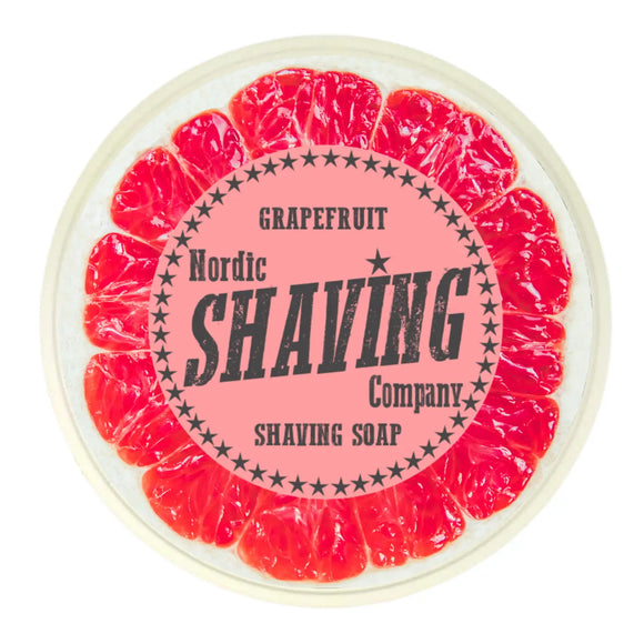 Nordic Shaving Company - Grapefruit - Premium Shaving Soap - 5oz