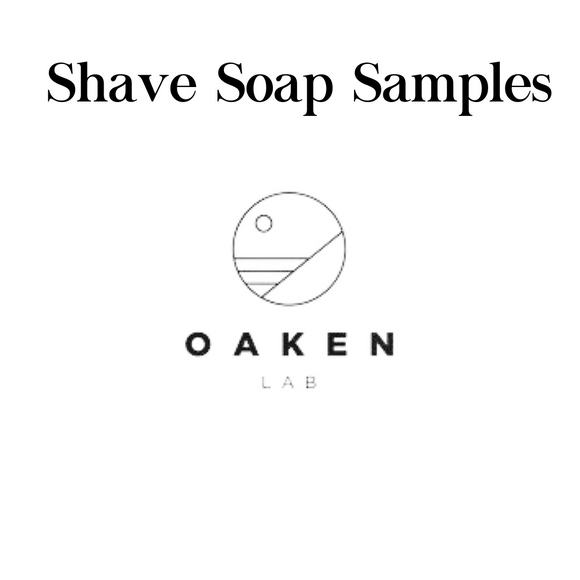 Oaken Lab - Shave Soap Samples - 1/4oz