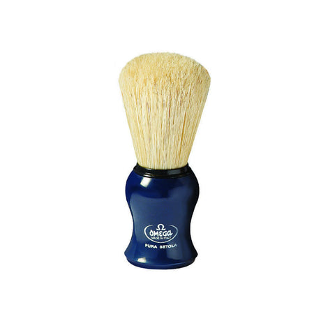 Omega - Pure Bristle Shaving Brush Blue  10065BL
