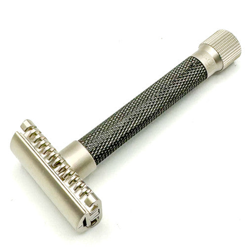 Parker Variant Adjustable Open Comb Razor Graphite | The Razor Company