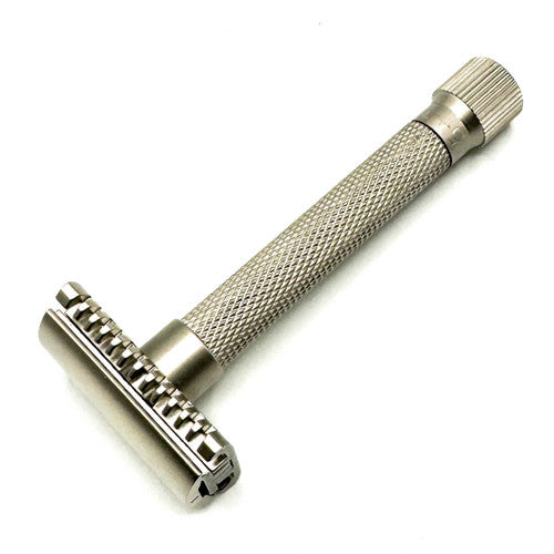 Parker - Variant Adjustable Safety Razor Open Comb – Satin Chrome